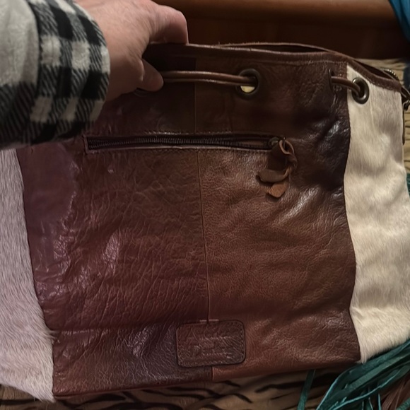 American Darling Brown and Gray shoulder bag